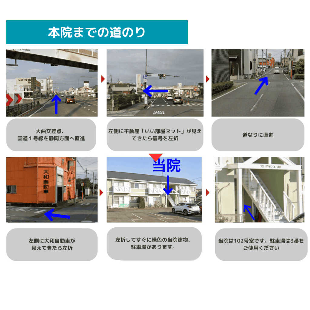 本院までの道のり案内